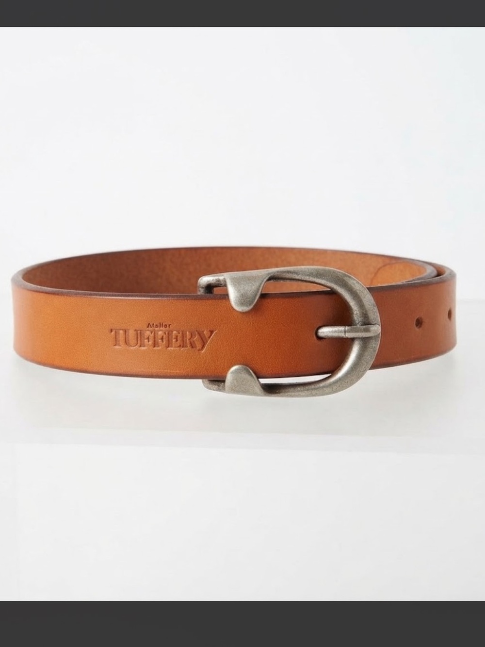 Atelier Tuffery Women’s Belt Leather Buckle Make In France